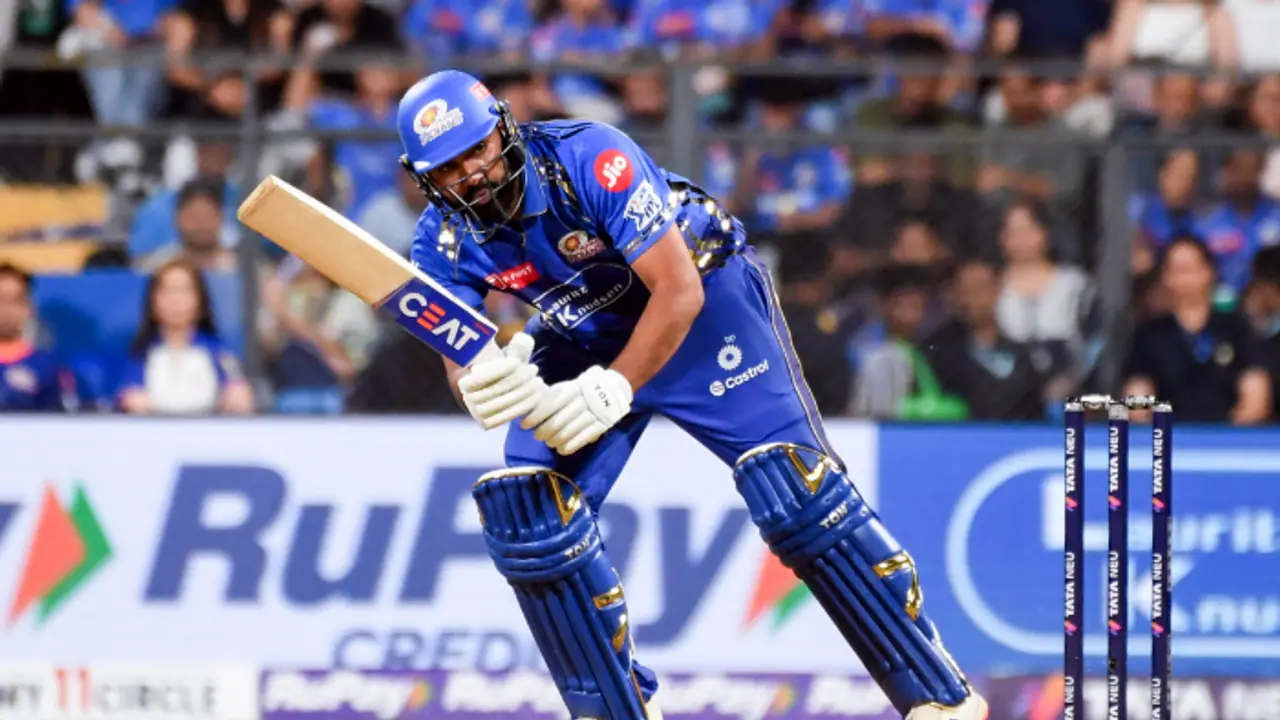 IPL 2025: MI batter Rohit Sharma gets loudest cheer on his first six of the season against KKR at Wankhede
