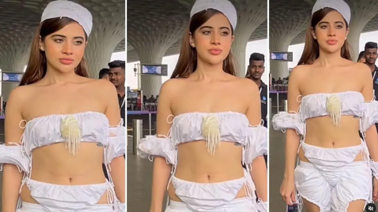 urfi javed spotted in weird dress urfi javed spotted in weird dress