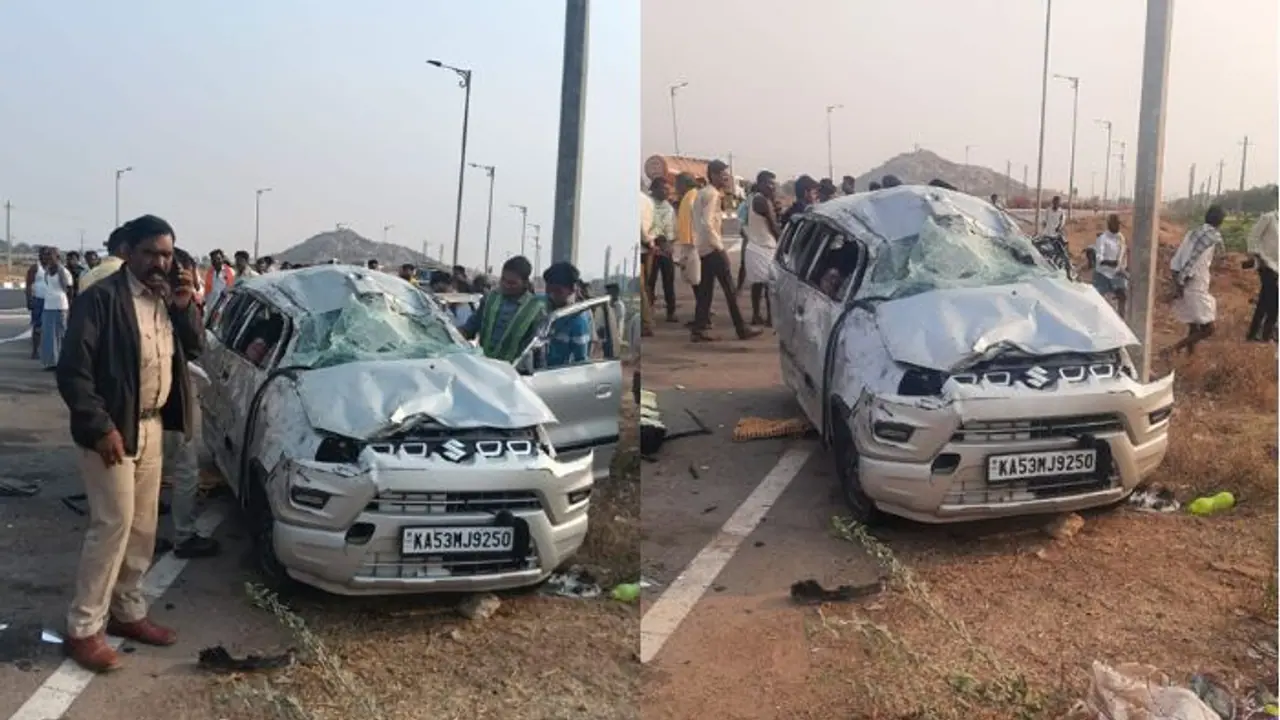 CHITRADURGA: ಹೆದ್ದಾರಿಯಲ್ಲೇ 15 ಪಲ್ಟಿ ಹೊಡೆದ ಕಾರ್, ಇಬ್ಬರು ಮಕ್ಕಳು ಸೇರಿ ಮೂವರ ಸಾವು! CHITRADURGA: ಹೆದ್ದಾರಿಯಲ್ಲೇ 15 ಪಲ್ಟಿ ಹೊಡೆದ ಕಾರ್, ಇಬ್ಬರು ಮಕ್ಕಳು ಸೇರಿ ಮೂವರ ಸಾವು!