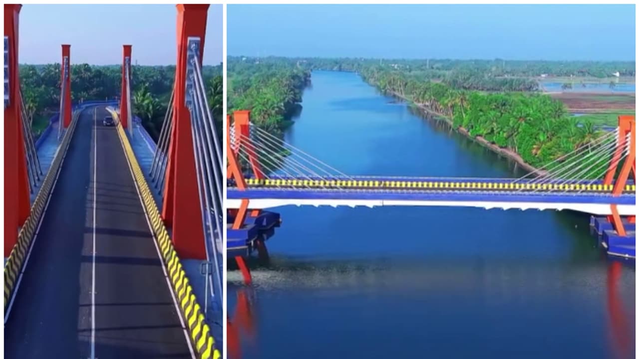 എന്തൊരഴക്..! നടുക്ക് തൂണ് കണ്ടില്ലെങ്കിൽ പേടിക്കേണ്ട, ആദ്യ എക്സ്ട്രാഡോസ്ഡ് കേബിൾ സ്റ്റേയ്ഡ് പാലം ഒരുങ്ങുന്നു എന്തൊരഴക്..! നടുക്ക് തൂണ് കണ്ടില്ലെങ്കിൽ പേടിക്കേണ്ട, ആദ്യ എക്സ്ട്രാഡോസ്ഡ് കേബിൾ സ്റ്റേയ്ഡ് പാലം ഒരുങ്ങുന്നു