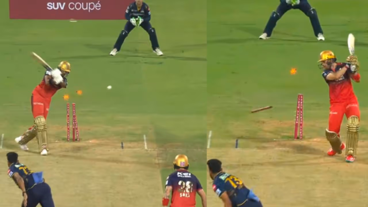 ഐപിഎല്: സിറാജിന്റെ പ്രതികാരം; ഗുജറാത്തിനെതിരെ തകര്ന്നടിഞ്ഞ് ആര്സിബി; കോലിയും സാൾട്ടും പടിക്കലും വീണു ഐപിഎല്: സിറാജിന്റെ പ്രതികാരം; ഗുജറാത്തിനെതിരെ തകര്ന്നടിഞ്ഞ് ആര്സിബി; കോലിയും സാൾട്ടും പടിക്കലും വീണു