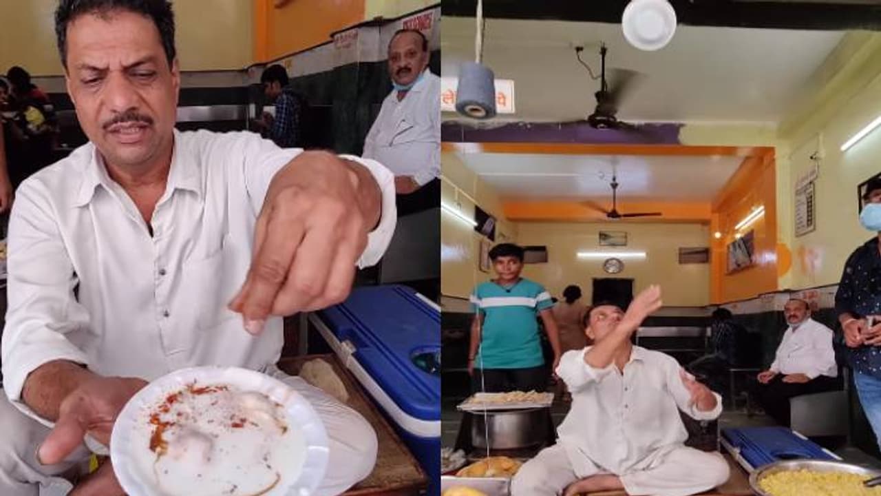 വെറും വടയല്ല പറക്കുന്ന വട, ഭക്ഷണപ്രേമികളെ അമ്പരപ്പിച്ച് കച്ചവടക്കാരൻ