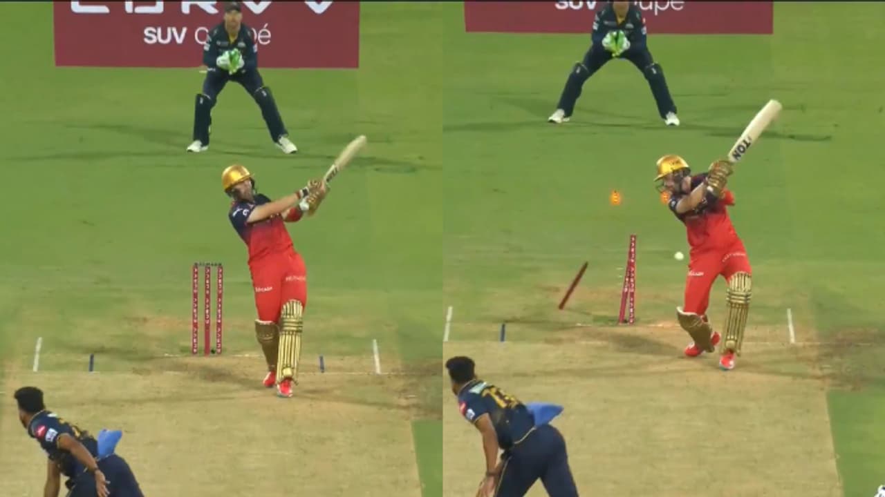 105 മീറ്റര്‍ സിക്സ് പറത്തിയതിന് പിന്നാലെ സാള്‍ട്ടിനോട് സിറാജിന്‍റെ മധുരപ്രതികാരം വീഡിയോ