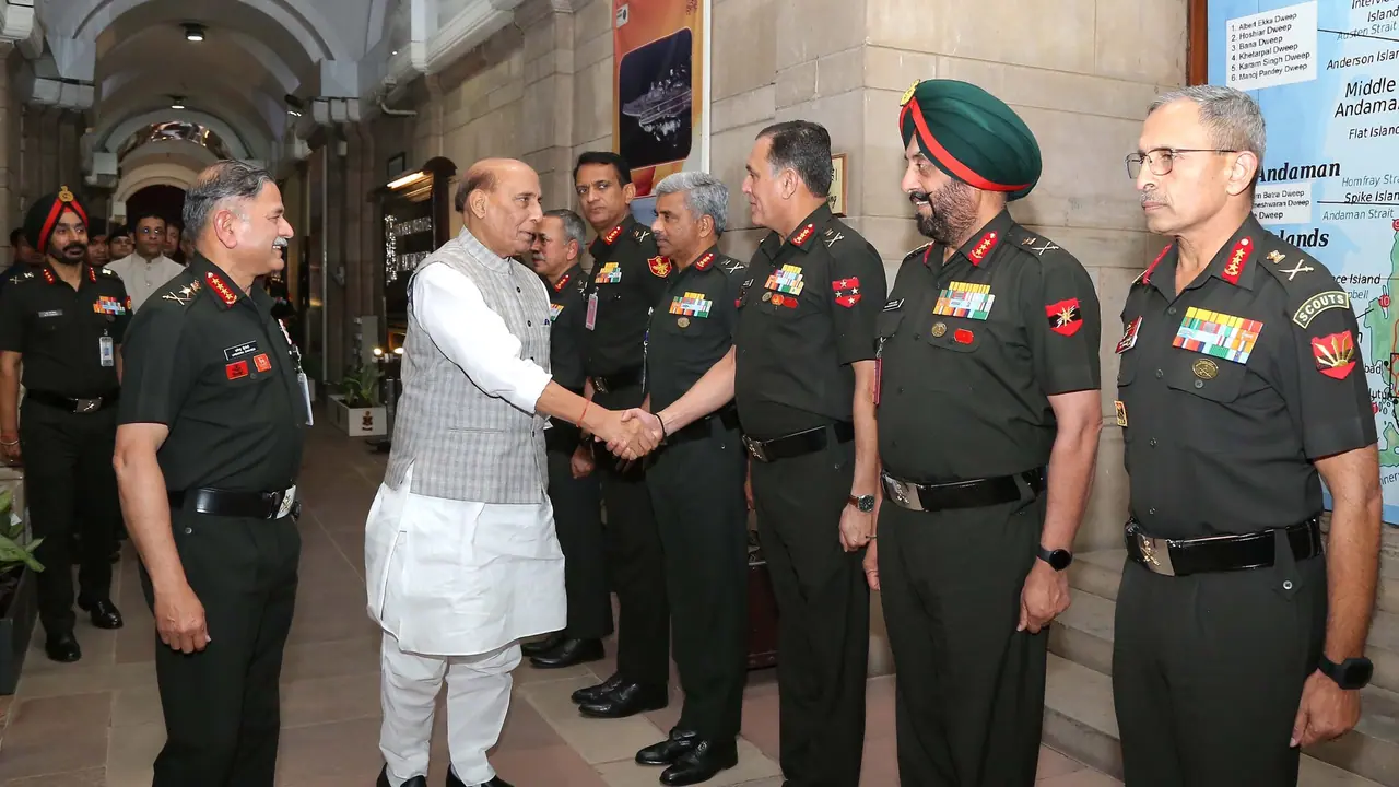 Rajnath Singh urges armed forces to embrace tech, adopt to hybrid warfare amid global security challenges