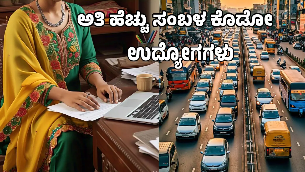 ಭಾರತದಲ್ಲಿ ಅತಿ ಹೆಚ್ಚು ಸಂಬಳ ಕೊಡುವ ಉದ್ಯೋಗಗಳಿವು! ನೀವೂ ಮಾಡಬಹುದು! ಭಾರತದಲ್ಲಿ ಅತಿ ಹೆಚ್ಚು ಸಂಬಳ ಕೊಡುವ ಉದ್ಯೋಗಗಳಿವು! ನೀವೂ ಮಾಡಬಹುದು!