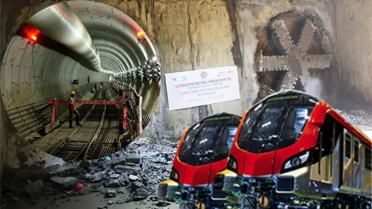 lucknow metro east west corridor charbagh to vasant kunj construction update