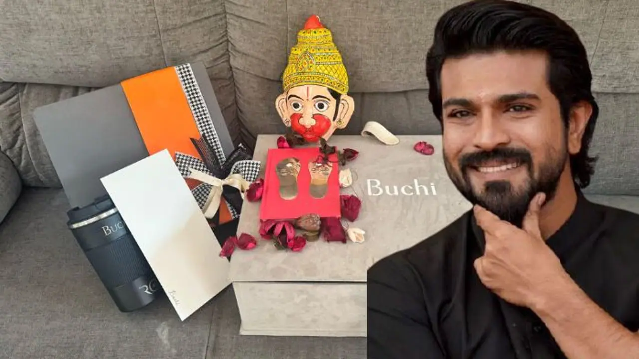 ರಾಮ್ ಚರಣ್ ಬರ್ತಡೇ: ಸಿನಿಮಾ ನಿರ್ದೇಶಕರಿಗೆ ಆಂಜನೇಯನ ಪಾದುಕೆ, ಬೆಳ್ಳಿಮುಖ ಉಡುಗೊರೆ!