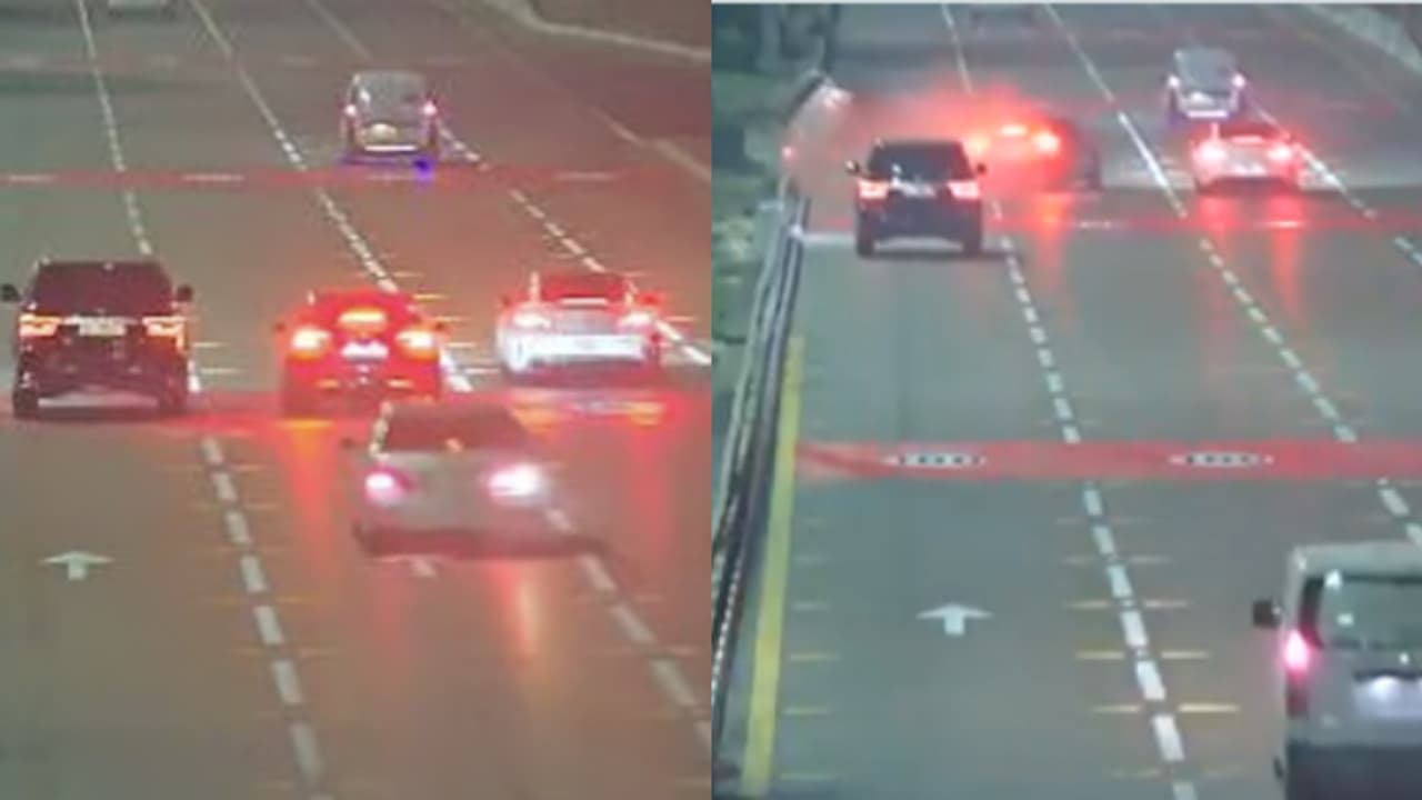 ഒരു നിമിഷത്തെ അശ്രദ്ധ, മറ്റൊരു വാഹനവുമായി കൂട്ടിയിടിച്ച് മലക്കം മറിഞ്ഞ് കാർ, മുന്നറിയിപ്പ് വീഡിയോയുമായി പൊലീസ് ഒരു നിമിഷത്തെ അശ്രദ്ധ, മറ്റൊരു വാഹനവുമായി കൂട്ടിയിടിച്ച് മലക്കം മറിഞ്ഞ് കാർ, മുന്നറിയിപ്പ് വീഡിയോയുമായി പൊലീസ്