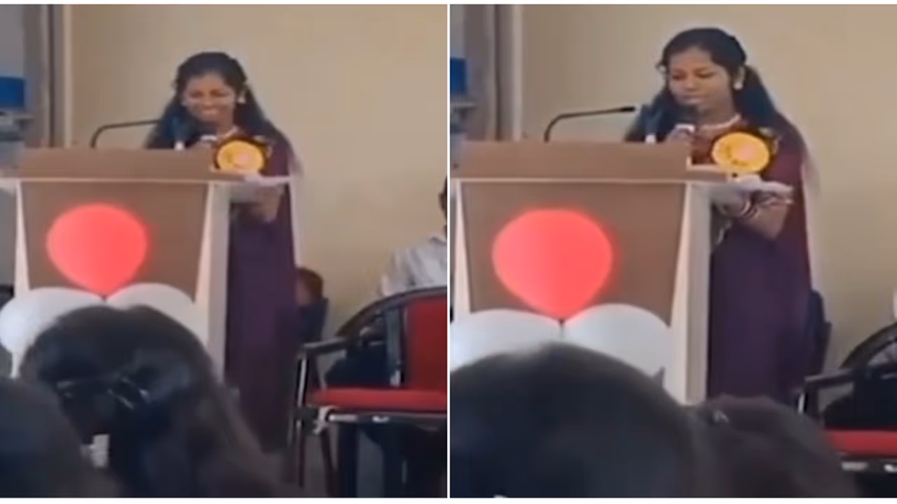 ಬೀಳ್ಕೊಡುಗೆಯಲ್ಲಿ ವಿದಾಯ ಭಾಷಣ ಮಾಡುತ್ತಿದ್ದಂತೆ ಕುಸಿದು ಬಿದ್ದು ಮೃತಪಟ್ಟ ವಿದ್ಯಾರ್ಥಿನಿ