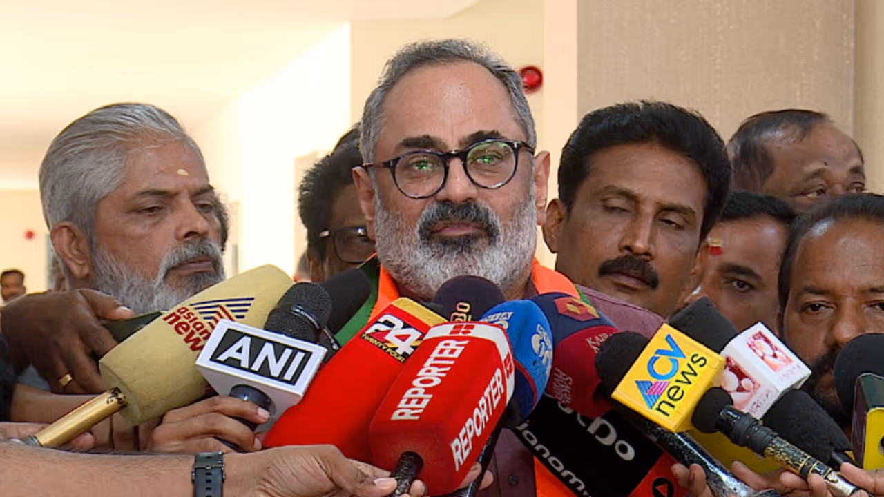 'സുരേഷ് ഗോപി ജെന്‍റിൽമാൻ'; ബിജെപി മാധ്യമപ്രവർത്തകരെ അടക്കം ബഹുമാനിക്കുന്ന പാർട്ടിയാണെന്ന് രാജീവ് ചന്ദ്രശേഖർ