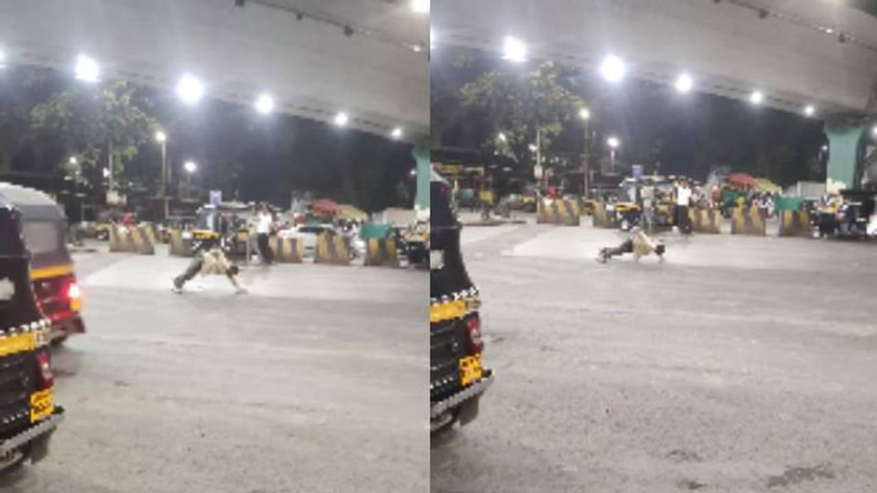 ആരടാ റോഡിൽ കൂടി വണ്ടിയോടിക്കുന്നത്; നടുറോഡിൽ മദ്യപിച്ച് യുവാവിന്റെ 'ഫിറ്റ്നെസ്സ് മാസ്റ്റർ ക്ലാസ്'