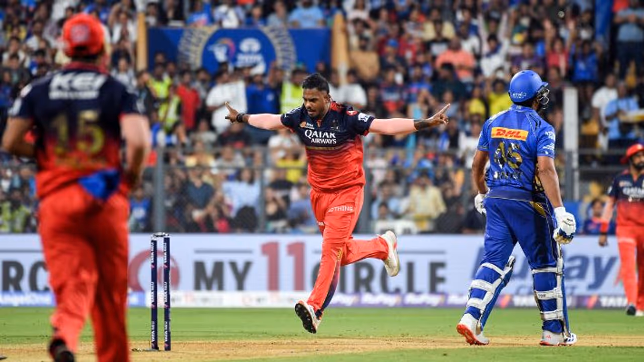 ಆರ್‌ಸಿಬಿ ಕೆಣಕಿ ಉಳಿದವರಿಲ್ಲ, ಪಾಂಡ್ಯ ತಿಲಕ್‌ಗೆ ಬ್ರೇಕ್ ಹಾಕಿ ಮುಂಬೈ ಸೋಲಿಸಿದ ಬೆಂಗಳೂರು