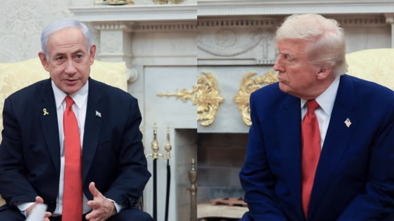 ബഞ്ചമിൻ നെതന്യാഹുവും ഡൊണാൾഡ് ട്രംപും കൂടിക്കാഴ്ചക്ക് ശേഷം നടത്താനിരുന്ന സംയുക്ത വാർത്താസമ്മേളനം റദ്ദാക്കി