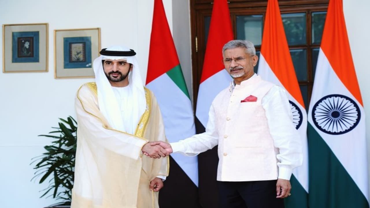 Crown Prince of Dubai begins first official visit to India, meets S Jaishankar (WATCH)