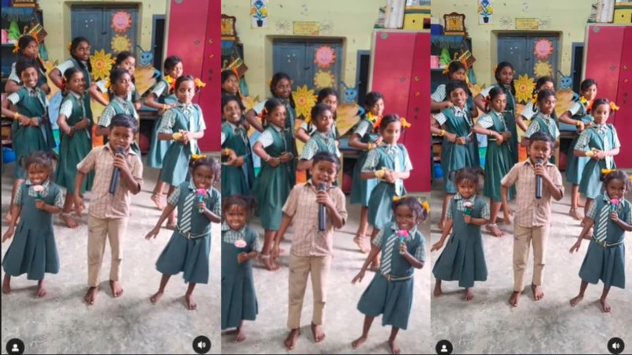ಥೈ ಹಾಡಿಗೆ ಸರ್ಕಾರಿ ಶಾಲೆಯ ಮಕ್ಕಳು ಮಾಡಿದ ಡಾನ್ಸ್ ಈಗ ಸಖತ್ ವೈರಲ್