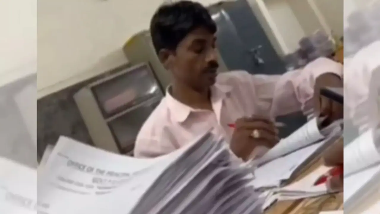 MP: Peon caught evaluating answer sheets at govt college; Two suspended, 3 terminated [VIDEO]