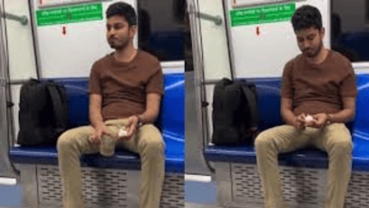 Man eats egg, pretends to drink alcohol inside Delhi Metro, held after video goes viral (WATCH)