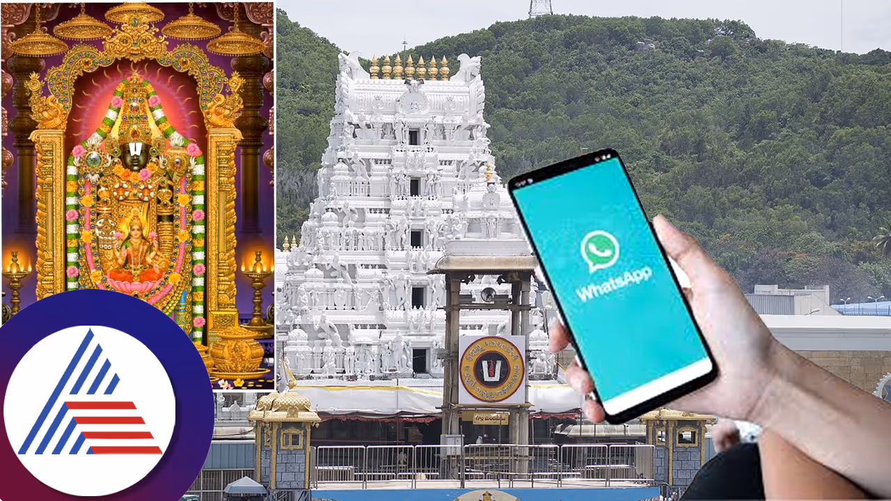 ತಿರುಪತಿ ದರ್ಶನ ಇನ್ನು ಸುಲಭ: ವಾಟ್ಸ್​ಆ್ಯಪ್​ನಲ್ಲೇ ಟಿಕೆಟ್ ಬುಕ್​​, ವಸತಿಗೃಹ ಸೇರಿ 15 ಸೇವೆ: ಡಿಟೇಲ್ಸ್​ ಇಲ್ಲಿದೆ...
