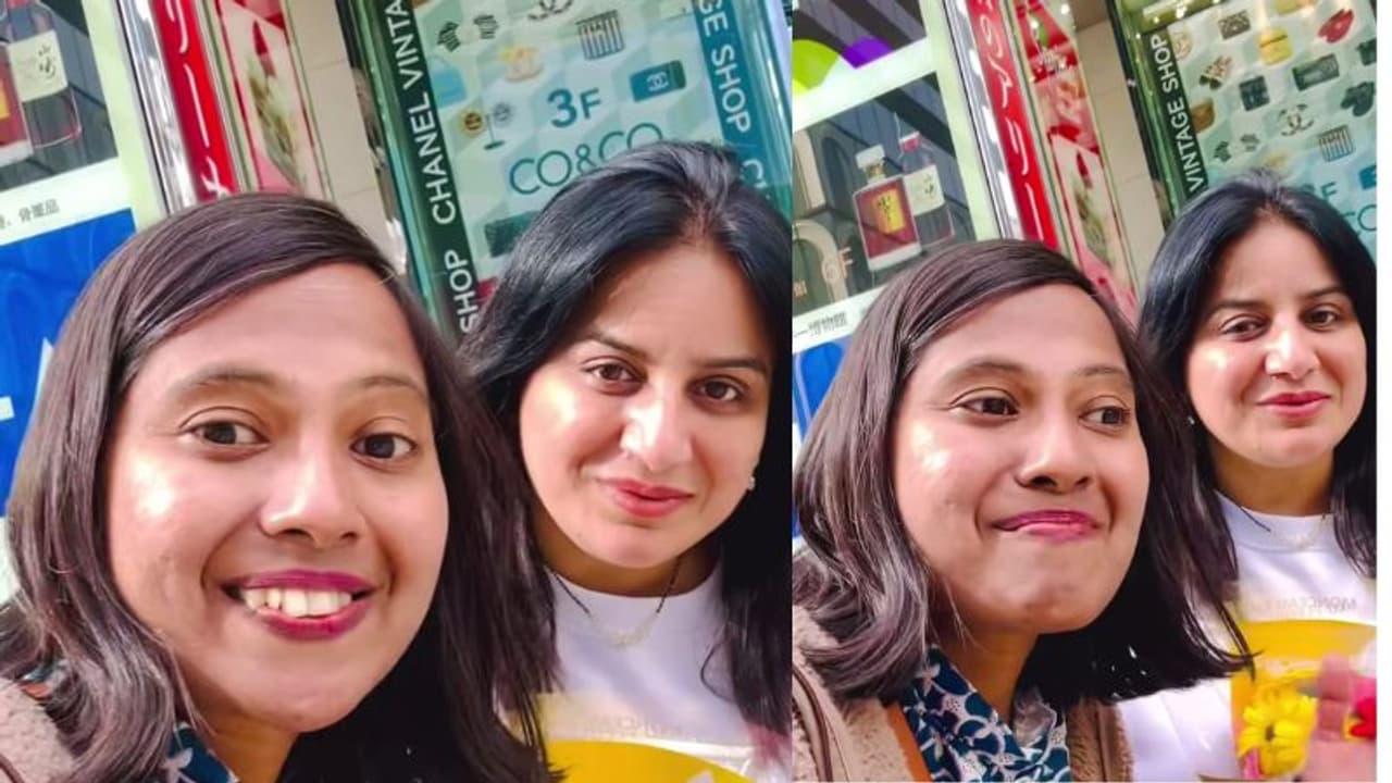 ಜಪಾನ್ ನಲ್ಲಿ ಸಕುರಾ ಸೌಂದರ್ಯ ಸವಿದ ಪೂಜಾ ಗಾಂಧಿ, ಕನ್ನಡತಿ ಜೊತೆ ಮಳೆ ಹುಡುಗಿ 