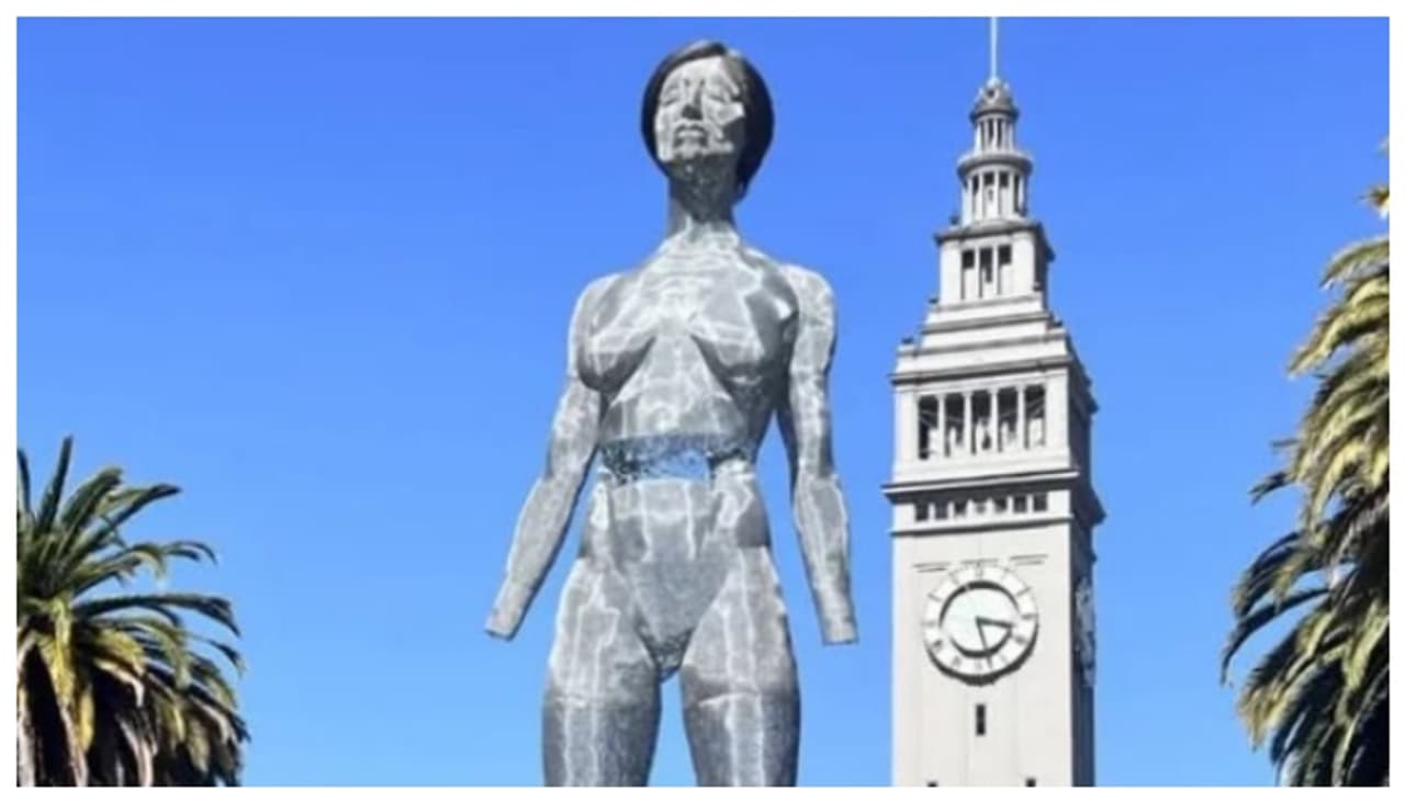 45 അടി ഉയരമുള്ള നഗ്ന സ്ത്രീ പ്രതിമ അനാച്ഛാദനം ചെയ്യാനൊരുങ്ങി സാൻ ഫ്രാൻസിസ്കോ 