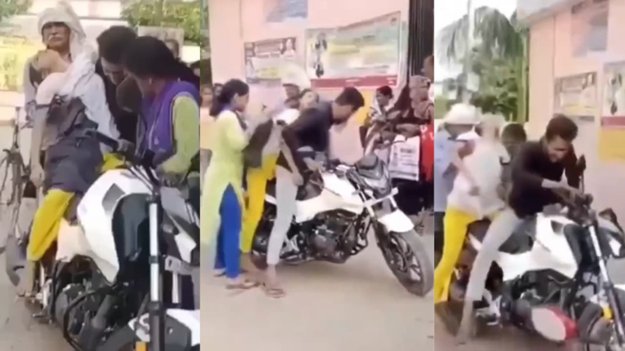 auraiya up father carries daughters dead body on bike hospital refuses ambulance viral video 