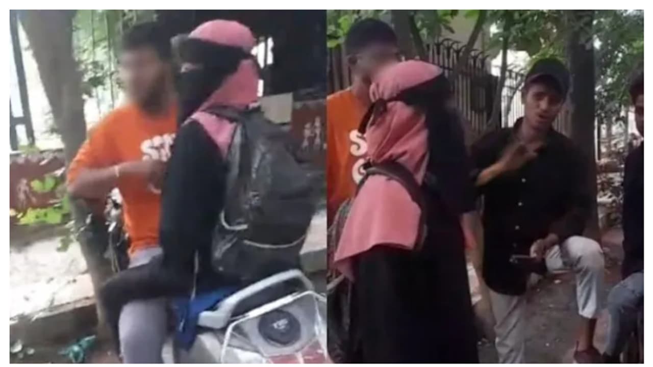 'ഇതൊക്കെ വീട്ടിലറിയാമോ...'; പാർക്കിന് പുറത്ത് സ്കൂട്ടറിൽ സംസാരിച്ചിരുന്ന യുവതിക്കും യുവാവിനും സദാചാര ആക്രമണം 'ഇതൊക്കെ വീട്ടിലറിയാമോ...'; പാർക്കിന് പുറത്ത് സ്കൂട്ടറിൽ സംസാരിച്ചിരുന്ന യുവതിക്കും യുവാവിനും സദാചാര ആക്രമണം