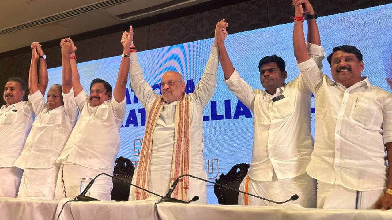 AIADMK, BJP seal alliance for Tamil Nadu elections; WATCH Amit Shah's big announcement