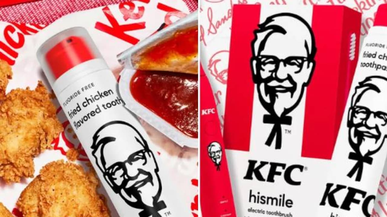 ചിക്കന്റെ രുചിയിൽ ടൂത്ത് പേസ്റ്റ്, പുറത്തിറക്കിയത് കെഎഫ്സി; പക്ഷേ സംഗതി കിട്ടാൻ ഇല്ല ചിക്കന്റെ രുചിയിൽ ടൂത്ത് പേസ്റ്റ്, പുറത്തിറക്കിയത് കെഎഫ്സി; പക്ഷേ സംഗതി കിട്ടാൻ ഇല്ല