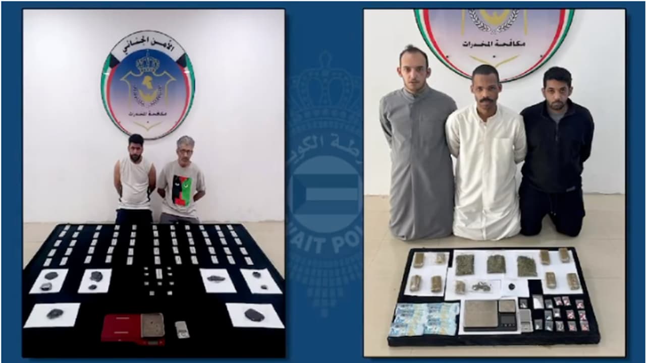 കുവൈത്തിൽ മയക്കുമരുന്ന് കേസുകളിൽ പ്രവാസികളടക്കം 30 പേർ അറസ്റ്റിൽ കുവൈത്തിൽ മയക്കുമരുന്ന് കേസുകളിൽ പ്രവാസികളടക്കം 30 പേർ അറസ്റ്റിൽ