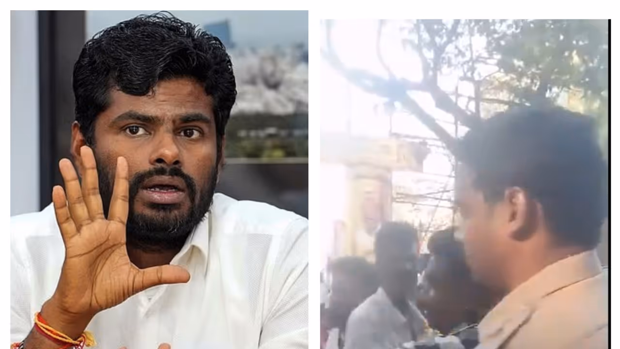 காவல் துறையினரை தாக்கும் திமுக.வினர்! இந்த தைரியம் எங்கிருந்து வந்தது? ஆவேசத்தில் அண்ணாமலை