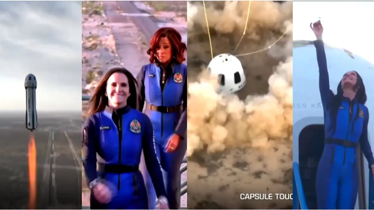 ദേ പോയി, ദാ വന്നു! പോപ്പ് ഗായികയടക്കം 6 വനിതകൾ, ബഹിരാകാശ വിനോദസഞ്ചാര യാത്രകളിൽ ചരിത്രമെഴുതി എൻഎസ് 31 ദൗത്യം