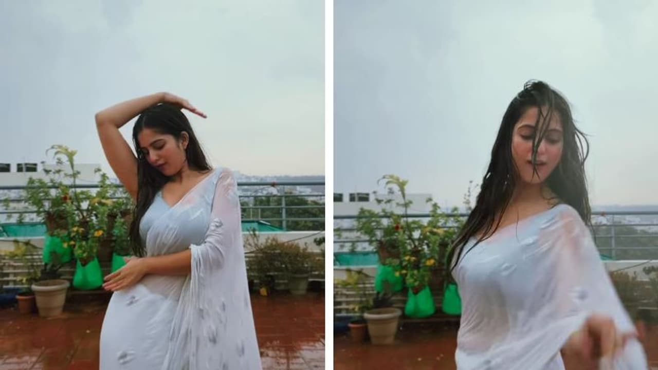 ಸೀರೆಯುಟ್ಟು ಮಳೆಯಲ್ಲಿ ನೆಂದ ನಿವೇದಿತಾ ಗೌಡ, ಯುದ್ಧ ಗೆದ್ದವನೂ ನಿನ್ನ ಮುಂದೆ ಸೋಲ್ತಾನೆಂದ ನೆಟ್ಟಿಗರು!