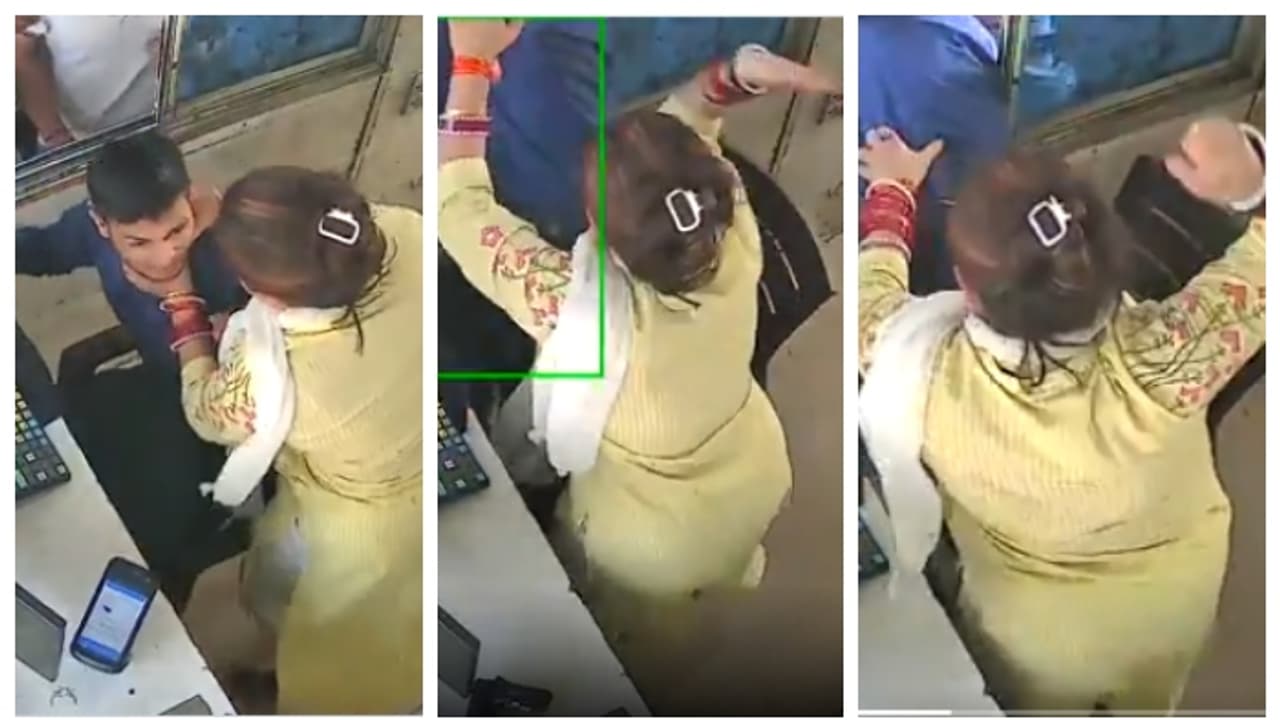 4 സെക്കന്‍റില്‍ 7 അടി?; ഫാസ്റ്റ് ടാഗില്‍ കാശില്ലാത്തതിന് ടോൾ ബൂത്ത് ജീവനക്കാരനെ അടിച്ച് യുവതി, വീഡിയോ വൈറല്‍ 