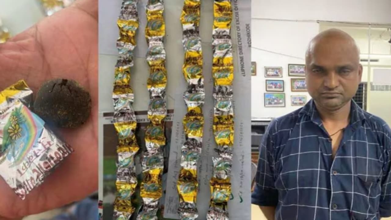 കണ്ടാല്‍ അസ്സല്‍ ചോക്ലേറ്റ് മിഠായി, പൊതിതുറന്നാല്‍ ഞെട്ടും; ഉള്ളില്‍ സാക്ഷാല്‍ കഞ്ചാവ്, ഡല്‍ഹി സ്വദേശി പിടിയിൽ