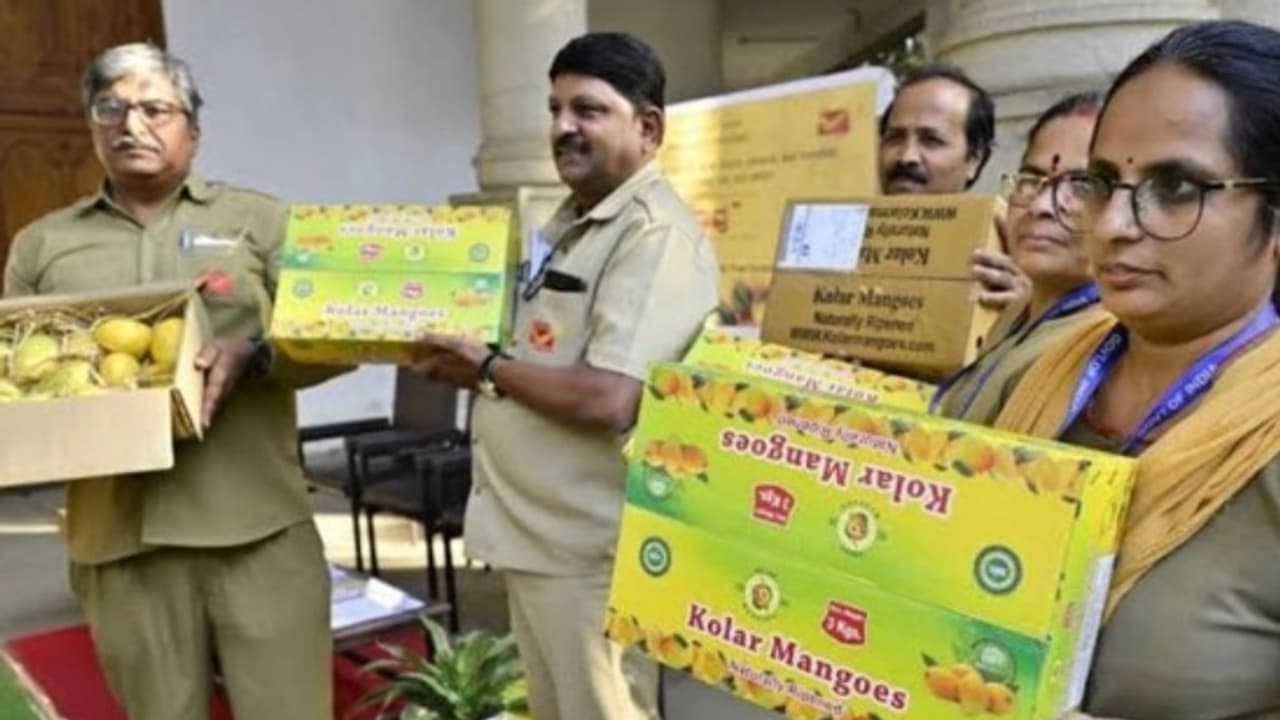 பெங்களூர் வாசிகளின் வீட்டு வாசலில் மாம்பழம் டெலிவரி செய்யும் இந்திய தபால் துறை!!