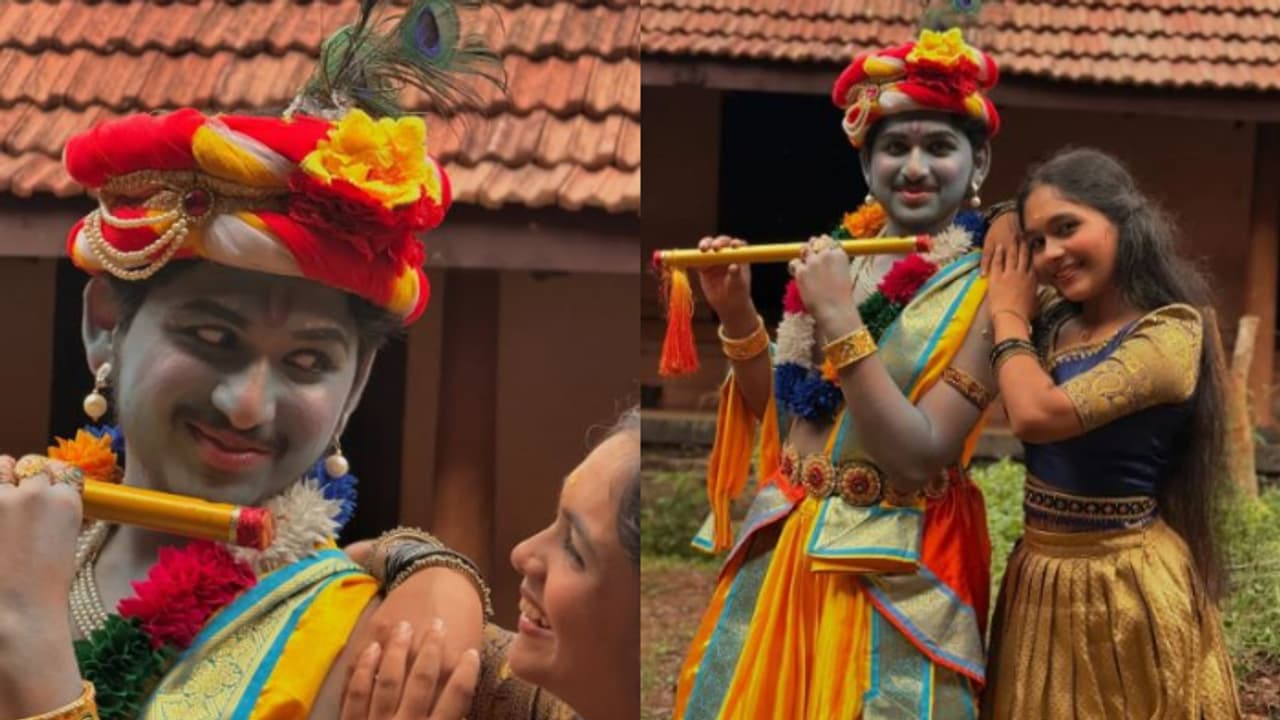 കണ്ണനായി അൽ സാബിത്ത്, പട്ടുപാവാടയണിഞ്ഞ് ശിവാനി; വിഷുച്ചിത്രങ്ങൾ വൈറൽ