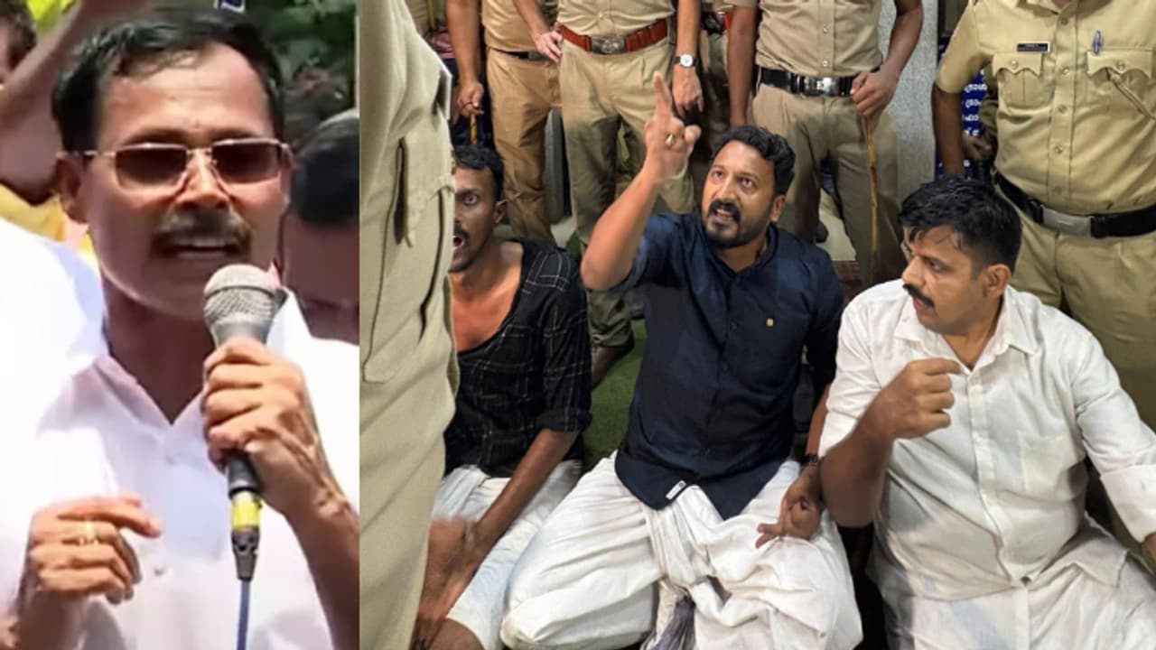 'കാൽ തറയിലുണ്ടാകില്ല, തല ആകാശത്ത്'; രാഹുൽ മാങ്കൂട്ടത്തിലിനെതിരെ കൊലവിളി പ്രസംഗം, ബിജെപി നേതാവിനെതിരെ കോൺഗ്രസ്