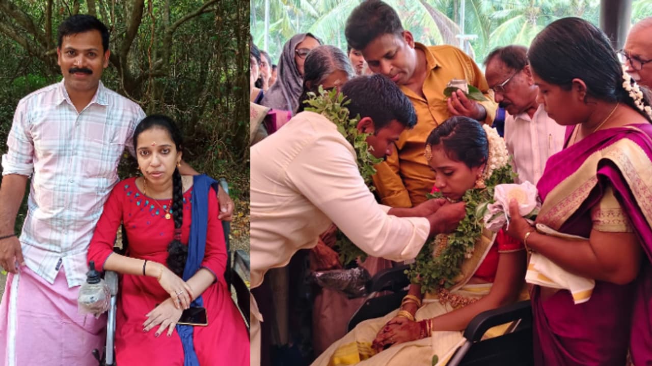 പത്താം വയസിൽ ജീവിതം വീൽച്ചെയറിൽ, തളരാതെ പോരാടി ഷിംന; ഫേസ്ബുക്കിലെ പരിചയം പ്രണയമായി, ഒടുവിൽ കൈപിടിച്ച് സബിൻ പത്താം വയസിൽ ജീവിതം വീൽച്ചെയറിൽ, തളരാതെ പോരാടി ഷിംന; ഫേസ്ബുക്കിലെ പരിചയം പ്രണയമായി, ഒടുവിൽ കൈപിടിച്ച് സബിൻ