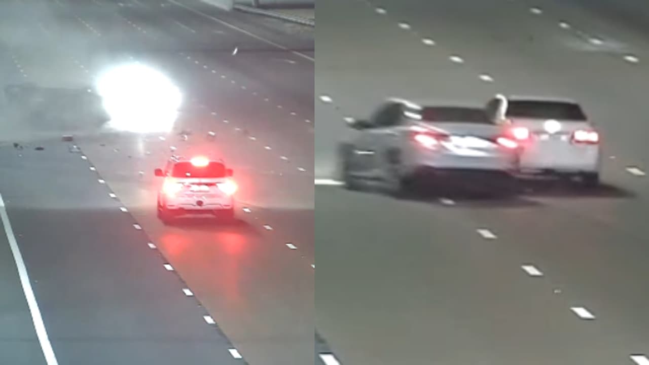 ഒരു നിമിഷത്തെ അശ്രദ്ധ, റോഡിൽ തലകീഴായി മറിഞ്ഞ് കാർ, ഗുരുതര കുറ്റമെന്ന് ആവർത്തിച്ച് മുന്നറിയിപ്പ് നൽകി പൊലീസ്