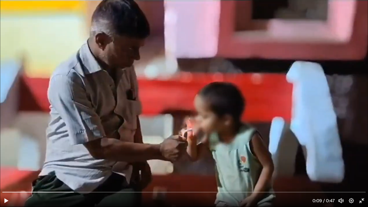 UP doctor makes 4 year old smoke cigarette to ‘treat’ cold, removed after video goes viral (WATCH)