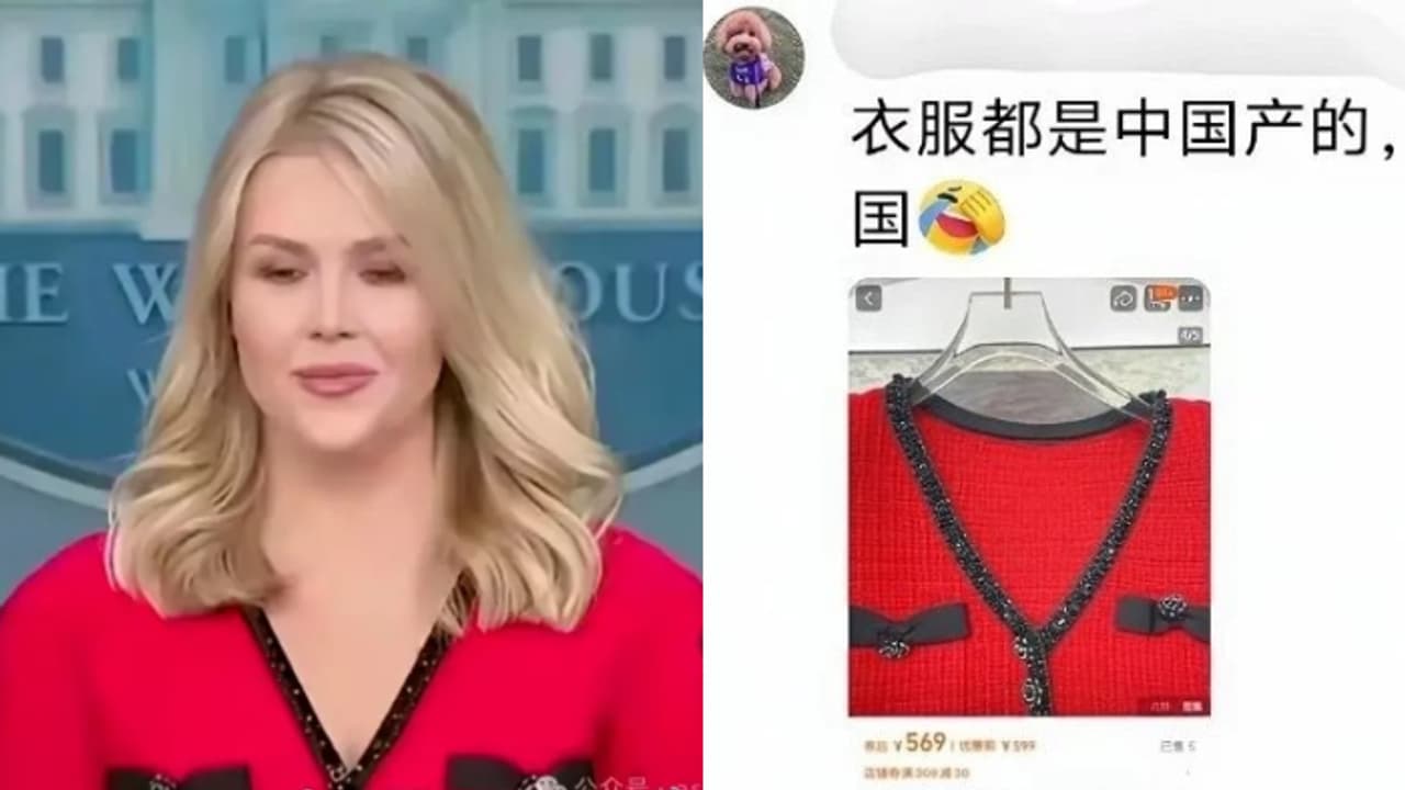 ചൈനക്കെതിരെ ആഞ്ഞടിച്ച് യുഎസ് പ്രസ് സെക്രട്ടറി; പക്ഷെ സിനിമയിലെന്ന പോലെ ട്വിസ്റ്റ്, ട്രോൾ വാരിക്കൂട്ടി കരോലിൻ 