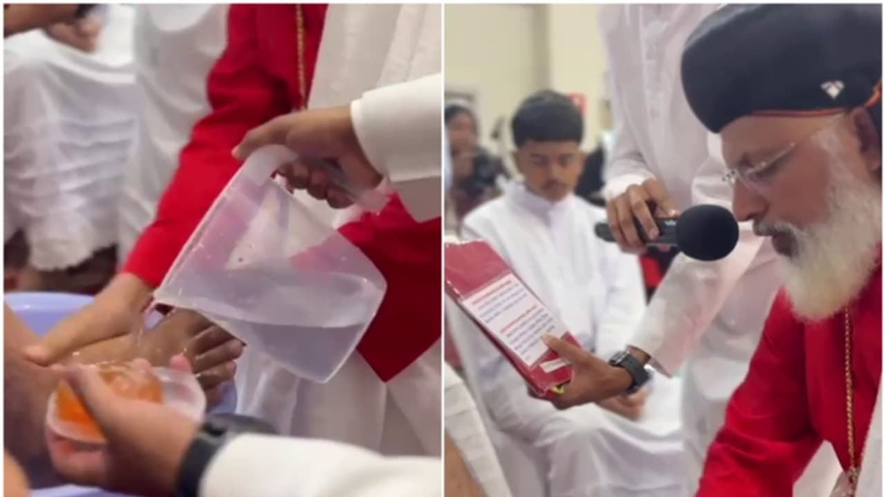 പെസഹാ ആചരണത്തിന്റെ ഭാഗമായി ബ്രിസ്‌ബെയിനിൽ കാൽ കഴുകൽ ശുശ്രൂഷകൾ