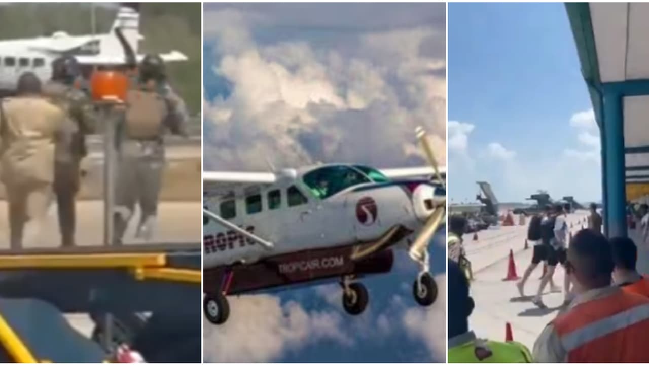 ആകാശ മധ്യത്തിൽ വിമാനം റാഞ്ചാൻ ശ്രമം, ഭീതിയുടെ മുൾമുനയിൽ യാത്രക്കാർ; നിറയൊഴിച്ച് യാത്രക്കാരൻ, ദൃശ്യം പുറത്ത്