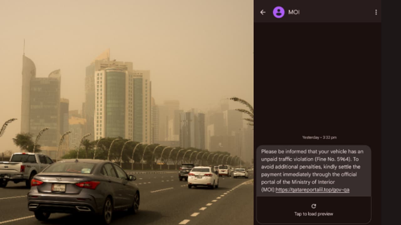 വാഹനം ഇല്ലാത്തവർക്കും ട്രാഫിക് പിഴ, ഖത്തറിൽ വ്യാജ സന്ദേശം അയച്ച് തട്ടിപ്പ്