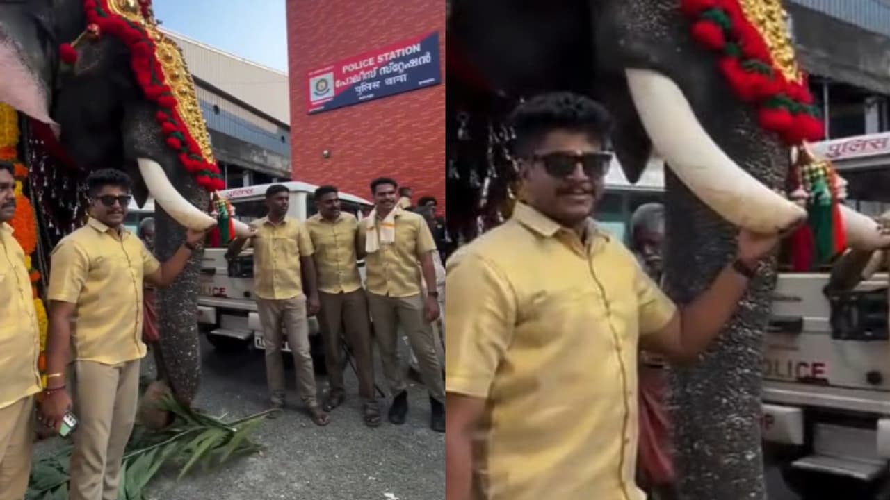 ಕೇರಳದಲ್ಲಿ ವಿವಾದ ಎಬ್ಬಿಸಿದ ಪೊಲೀಸರ ಆನೆ ಮೆರವಣಿಗೆ; ನಡೆದಿದ್ದೇನು?