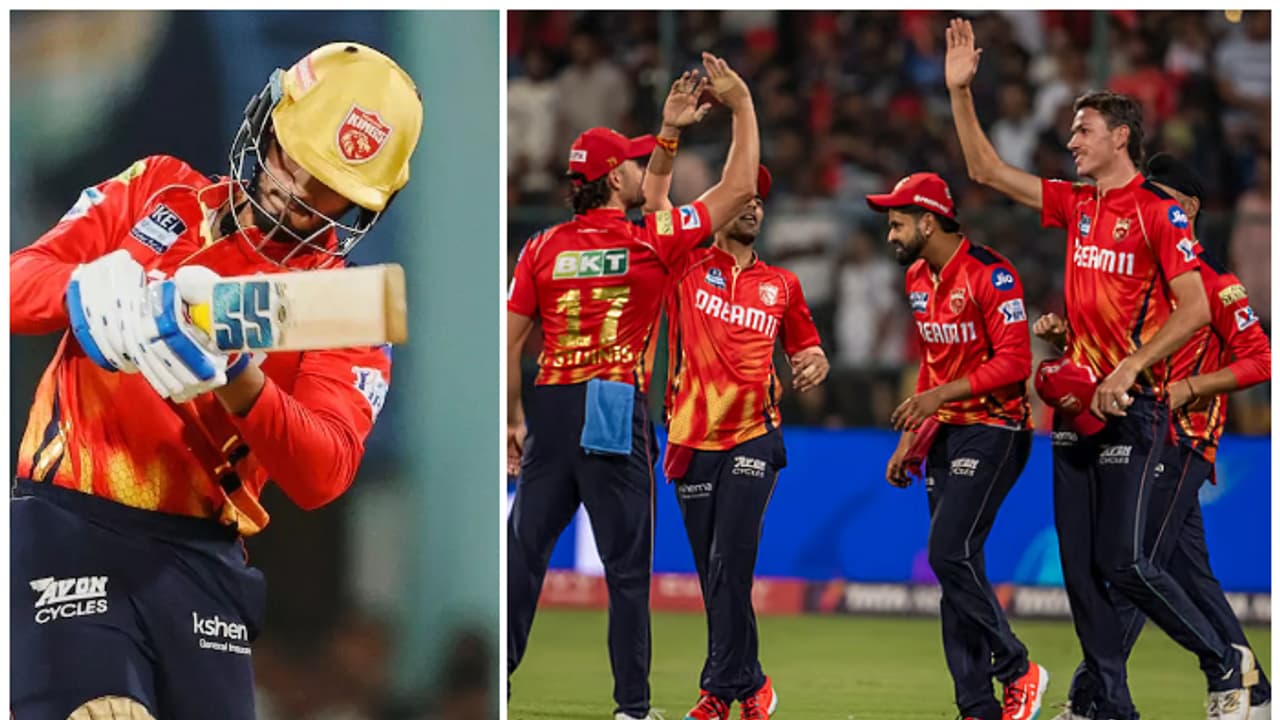 മഴയും മിന്നലും മാറിയപ്പോൾ പഞ്ചാബിന്‍റെ ബൗളിങ് 'കൊടുങ്കാറ്റ്'; ആര്‍സിബി തരിപ്പണമായി; അനായാസ ജയം, രണ്ടാം സ്ഥാനം