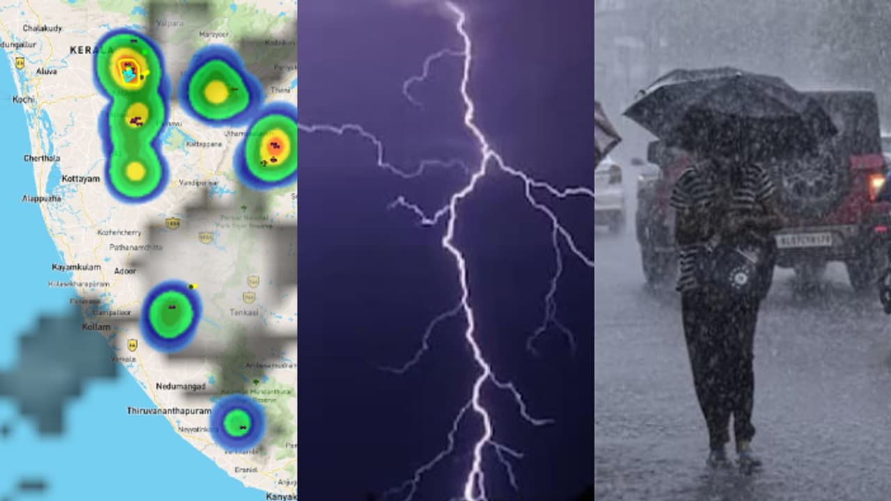 ഇടിമിന്നലോടുകൂടിയ മഴ, കേരളത്തിൽ 4 ജില്ലകളിൽ ഇന്ന് യെല്ലോ അലർട്ട്; മണിക്കൂറിൽ 50 കി.മി വേഗതയിൽ കാറ്റിനും സാധ്യത ഇടിമിന്നലോടുകൂടിയ മഴ, കേരളത്തിൽ 4 ജില്ലകളിൽ ഇന്ന് യെല്ലോ അലർട്ട്; മണിക്കൂറിൽ 50 കി.മി വേഗതയിൽ കാറ്റിനും സാധ്യത