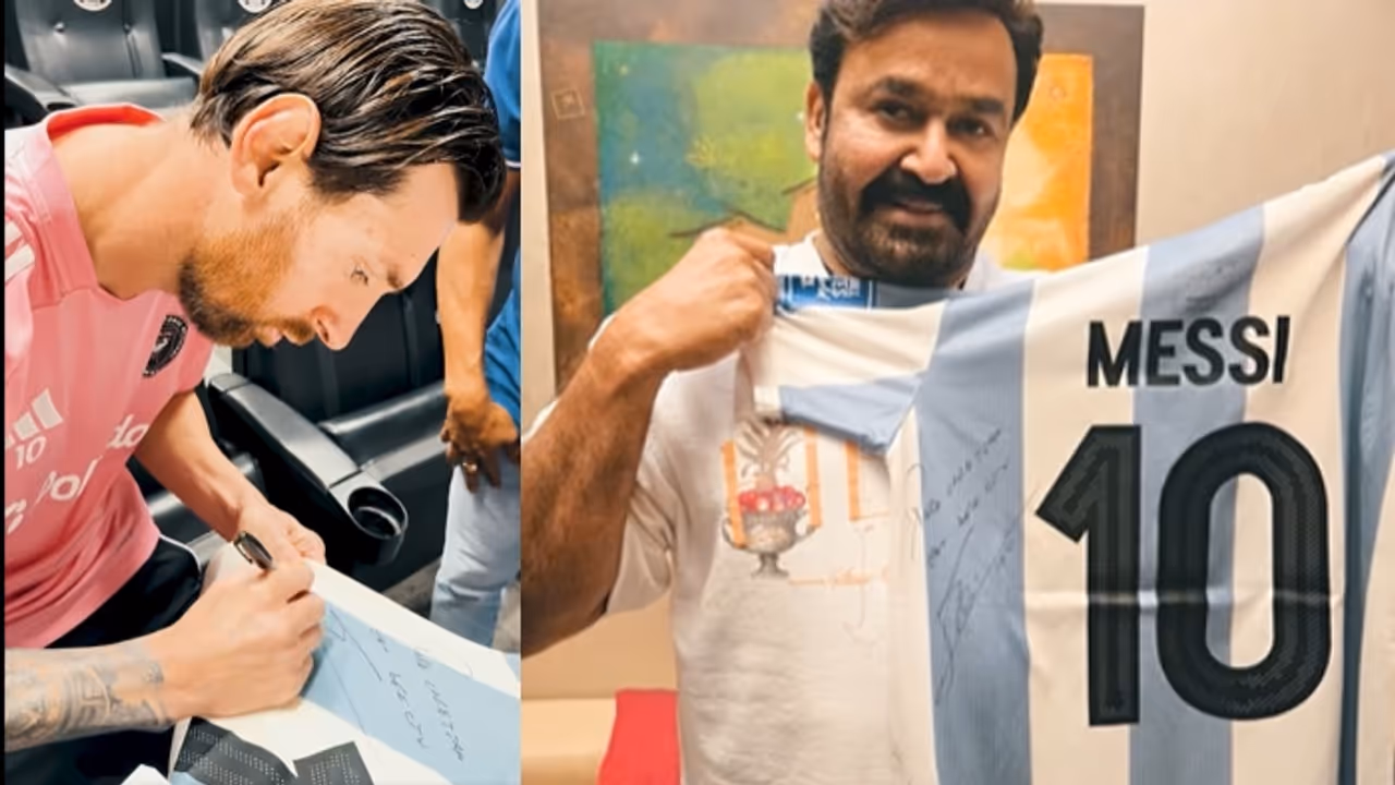 ഒടുവിൽ മെസിയും എഴുതി 'ഡിയർ ലാലേട്ടാ..'; വാക്കുകൾക്ക് അതീതമെന്ന് മോഹൻലാൽ, കൊണ്ടാടി ആരാധകർ ഒടുവിൽ മെസിയും എഴുതി 'ഡിയർ ലാലേട്ടാ..'; വാക്കുകൾക്ക് അതീതമെന്ന് മോഹൻലാൽ, കൊണ്ടാടി ആരാധകർ