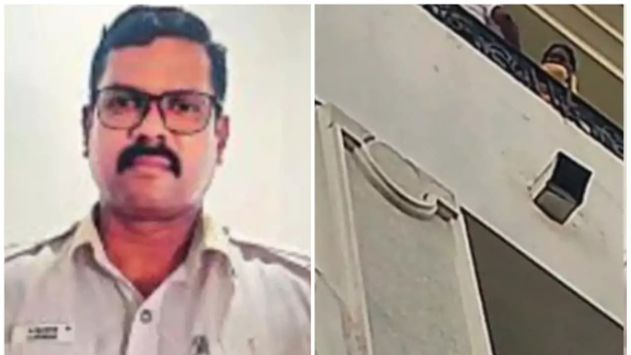 ആശുപത്രിയുടെ അഞ്ചാം നിലയിലെ ബാൽക്കണിയിൽ കയറിനിന്ന് രോഗിയുടെ അത്മഹത്യ ഭീഷണി; രക്ഷകനായി ട്രാഫിക് പൊലീസുകാരൻ
