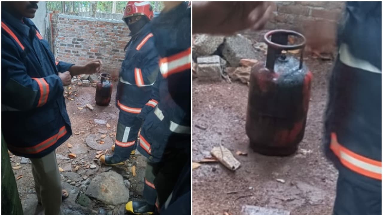 അരി വറുക്കുന്ന മെഷീനിലെ ഗ്യാസ് സിലിണ്ടറിൽ ചോർച്ച; മില്ലിൽ തീപിടുത്തം, സ്വിച്ച് ബോർഡും ഉപകരണങ്ങളും കത്തിനശിച്ചു അരി വറുക്കുന്ന മെഷീനിലെ ഗ്യാസ് സിലിണ്ടറിൽ ചോർച്ച; മില്ലിൽ തീപിടുത്തം, സ്വിച്ച് ബോർഡും ഉപകരണങ്ങളും കത്തിനശിച്ചു